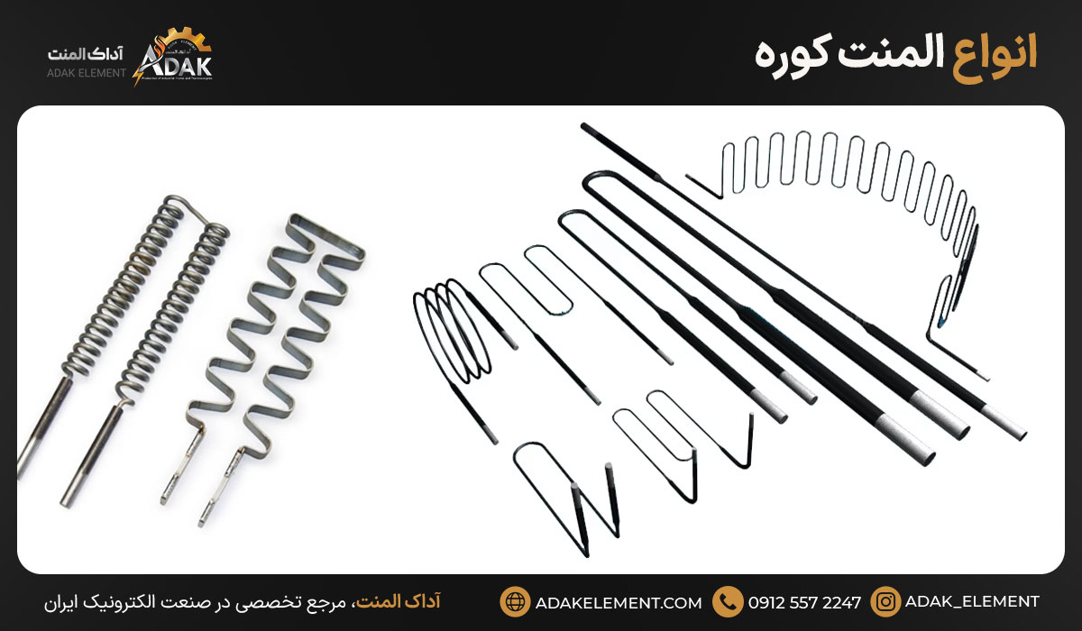 انواع المنت کوره